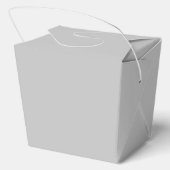 Modern grijs de avond voor repetitie diner bedankdoosjes (Achterkant)