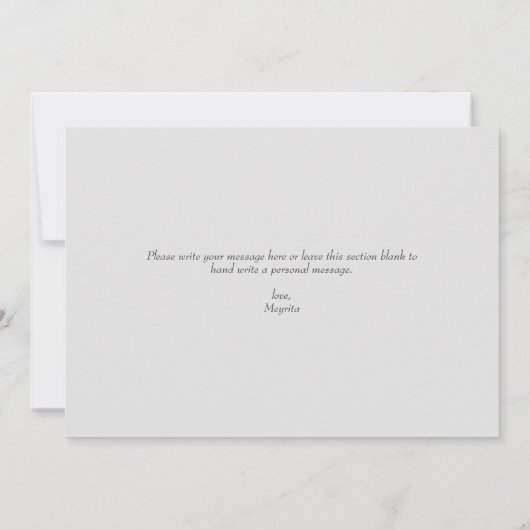 Modern grijs en marineblauw 30ste verjaardag kaart (Achterkant)