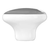 Modern grijs en wit keramische knop (Zijkant)