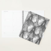 Modern grijs gelaagd Waterverf vlinder Planner (Display)