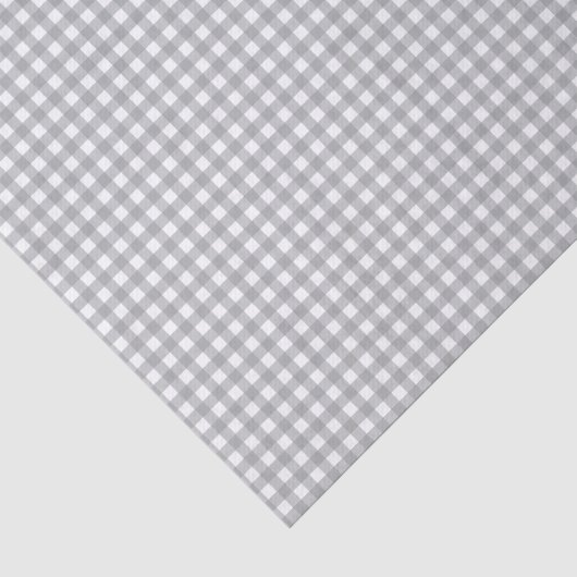 Modern grijs geruit tissuepapier (Detail)