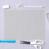 Modern grijs geruit tissuepapier (Craft)