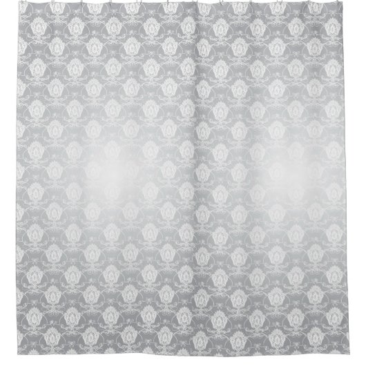 Modern grijs leven douchegordijn (Voorkant)