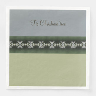 Modern grijs met groen servet