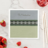 Modern grijs met groen servet (Insitu)