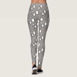 Modern grijs patroon leggings