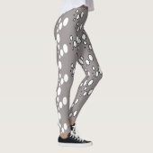 Modern grijs patroon leggings (Rechts)