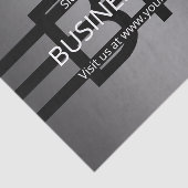 Modern grijs verloop en horizontale zwarte strepen tissuepapier (Detail)