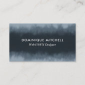 Modern grijs Waterverf  Visitekaartje (Voorkant)