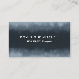 Modern grijs Waterverf  Visitekaartje