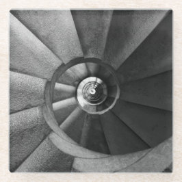 Modern Grijze Curve Trap Glas Onderzetter Glazen Onderzetter