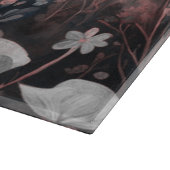 Modern grillig Elegant Wildflowers Monogram Snijplank (Hoek)