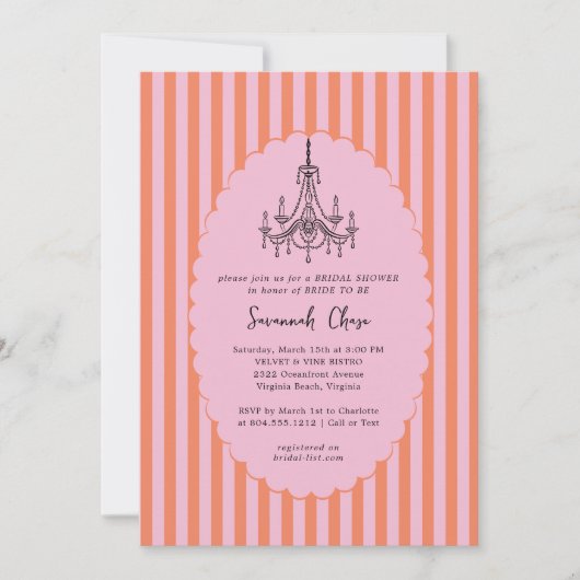 Modern grillig handgetekende Vrijgezellenfeest Kaart (Voorkant)