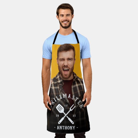 Modern Grillmaster Name Mannen Schort (Gedragen)