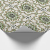 Modern groen, Abstract grafisch patroon voor goud Cadeaupapier (Hoek)