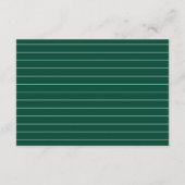 Modern groen advies voor het Afstuderen Afstuderen Informatiekaartje (Achterkant)