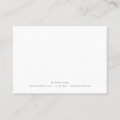 Modern groen bloemenbedrijf dank u aanbevelingskaartje (Achterkant)