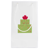 Modern Groen Cadeau Klein Cadeauzakje (Voorkant)