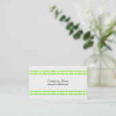 Modern Groen Design Visitekaartje (Staand voorkant)