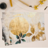 Modern groen en goud tissuepapier