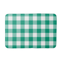 Modern groen geplakt gingham patroon