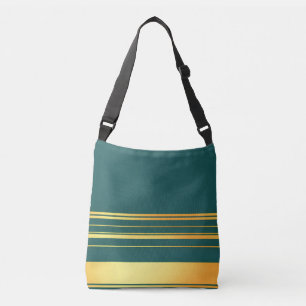 Modern groen goud luxe linnen textuur Collectie Crossbody Tas