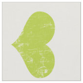 Modern groen hartpatroon stof (Close Up)