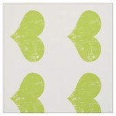 Modern groen hartpatroon stof (Swatch)