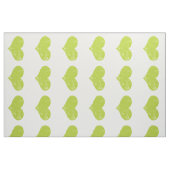 Modern groen hartpatroon stof (Fat Quarter)