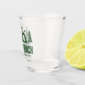 Modern Groen Kamp Meisjesuitje Weekend Shot Glas (Rechts)