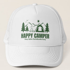 Modern Groen Kamp Meisjesuitje Weekend Trucker Pet