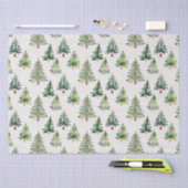 Modern groen kerstbomen tissuepapier (Craft)