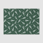 Modern groen kersttissuepapier tissuepapier (Voorkant)