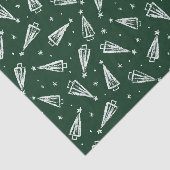 Modern groen kersttissuepapier tissuepapier (Detail)