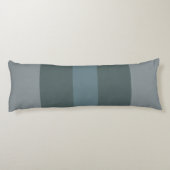 Modern groen kleurenblok lichaamskussen (Achterkant)