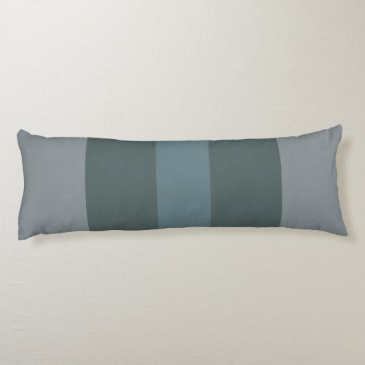 Modern groen kleurenblok lichaamskussen (Achterkant)