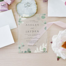 Modern groen lente bruiloft