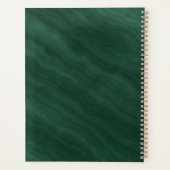 Modern groen marmer Abstract met goud - Planner (Achterkant)