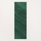 Modern Groen Marmer Abstracte Yoga Mat met Goud (Achterkant)