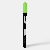 Modern groen met zwarte naam robuuste minimalist Case-Mate iPhone case (Achterkant / Rechts)