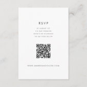 Modern groen minimalistische respons Kaart (Voorkant)