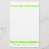 Modern groen ontwerp briefpapier (Voorkant)