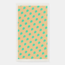 Modern groen ontwerp Papieren servetten, gastenhan Servet