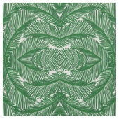 Modern groen palm Leaf Tropical Pattern Stof (Swatch)