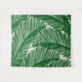 Modern groen palm Leaf Tropical Pattern Wandkleed (Voorkant (horizontaal))