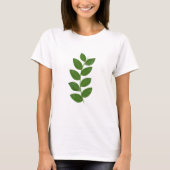 Modern Groen Plant T-shirt (Voorkant)
