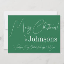 Modern Groen Prettig Kerstfeest