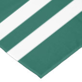 Modern groen strepenpatroon tafelkleed (Gekanteld)