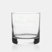 Modern Groen Succes Happy St. Patrick's Day Whisky Glas (Achterkant)