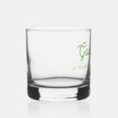 Modern Groen Succes Happy St. Patrick's Day Whisky Glas (Rechts)